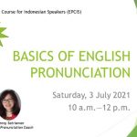 BASICS OF ENGLISH PRONUNCIATION (Batch #4)